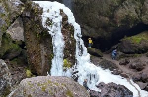 Cascada congelada Tlalmanalco