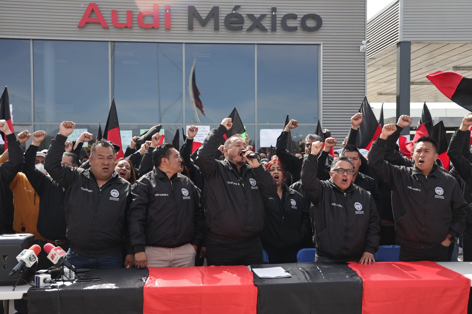 Trabajadores hicieron pronunciamientos sobre la huelga en Audi