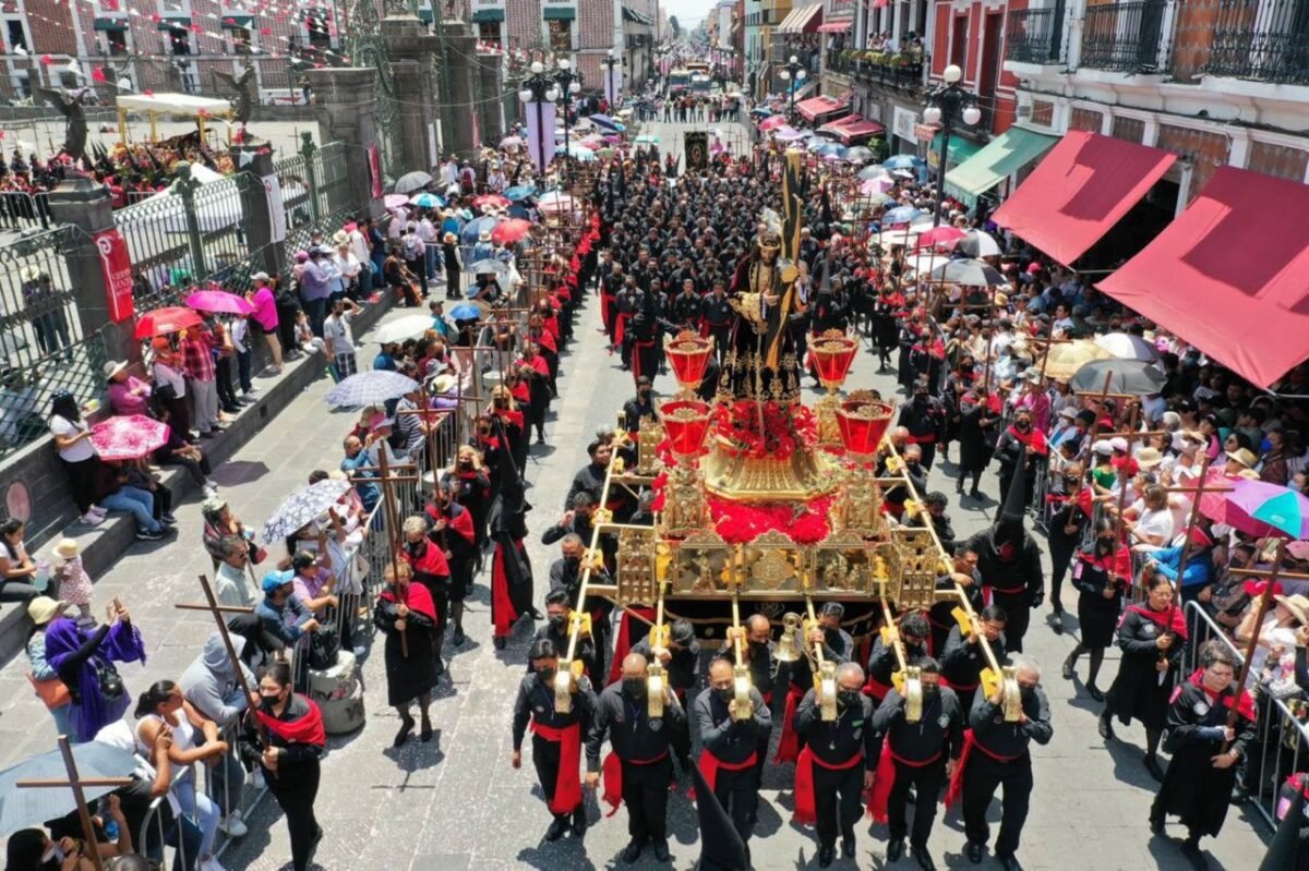 Procesión de Viernes Santo en Puebla espera 160 mil asistentes