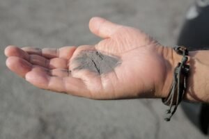 La ceniza sorprendió a los poblanos este sábado