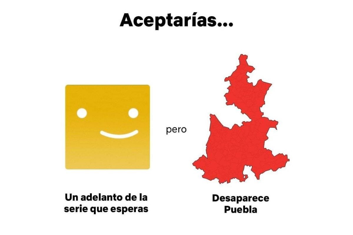 Netflix bromeó con un meme sobre Puebla