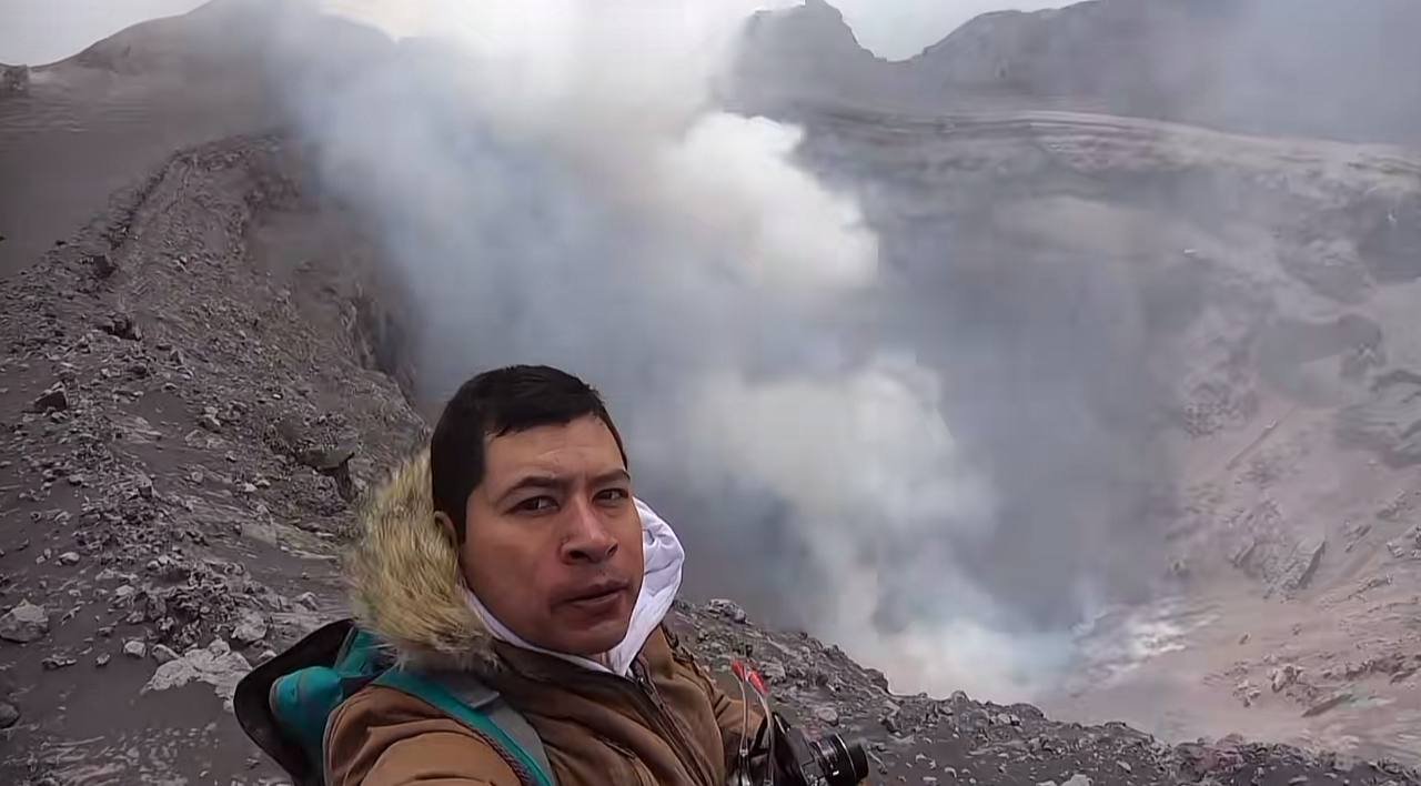 Fotos del cráter del Popocatépetl
