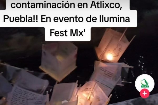 Contaminación del Festival Ilumina Atlixco