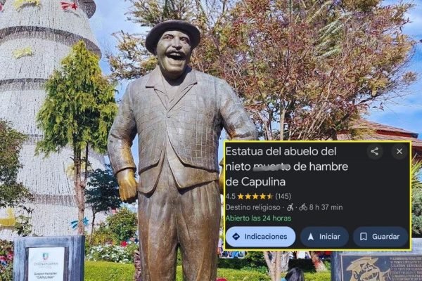 Estatua de Capulina en Puebla