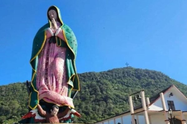 Virgen de Guadalupe gigante en Puebla