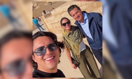 Peña Nieto y Adolfo Lazzari en Egipto