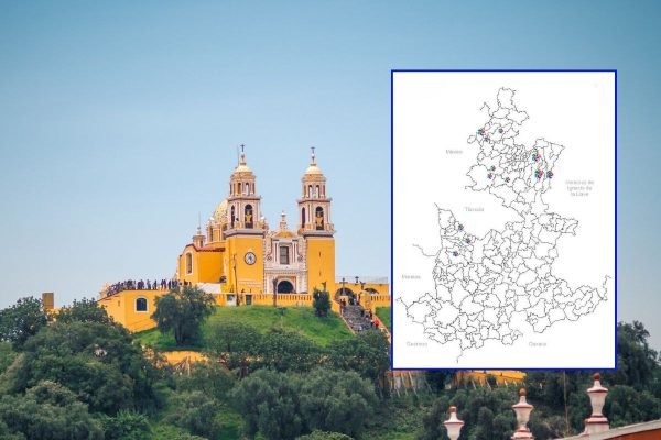 Mapa pueblos mágicos de Puebla 2024