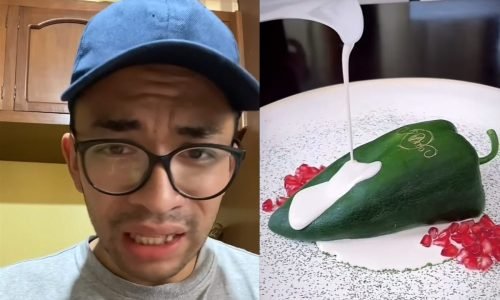 Chiles en nogada fake