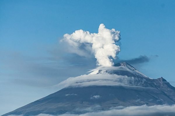 Interior del volcán Popocatépetl