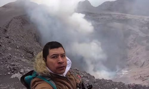 Fotos del cráter del Popocatépetl