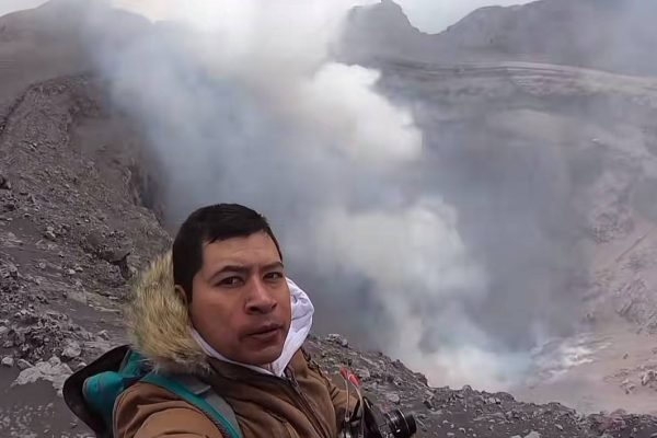 Fotos del cráter del Popocatépetl